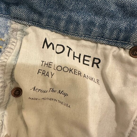 MOTHER Denim - The Looker Ankle Fray (Across the Map) - Picture 5 of 8